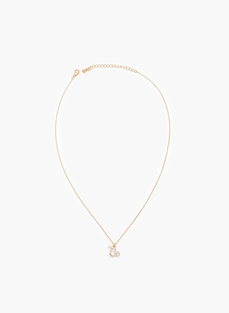 FOREVER 21 Rhinestone Zodiac Charm Necklace  - Image 3