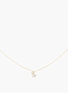 FOREVER 21 Rhinestone Zodiac Charm Necklace  - Image 4