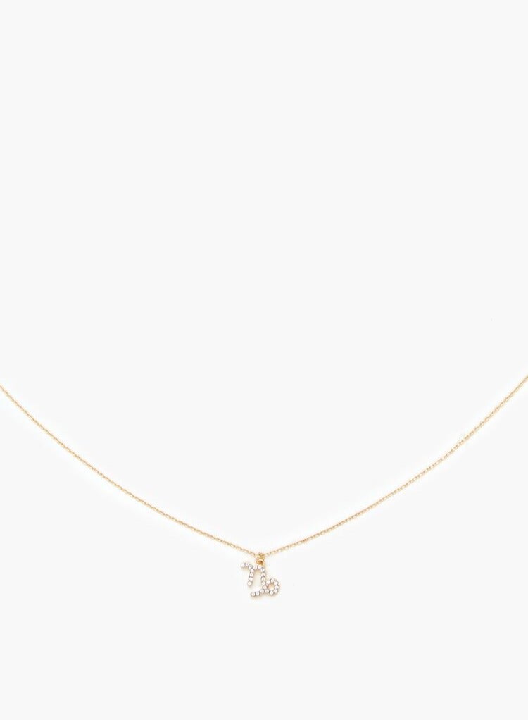 FOREVER 21 Rhinestone Zodiac Charm Necklace  - Image 4