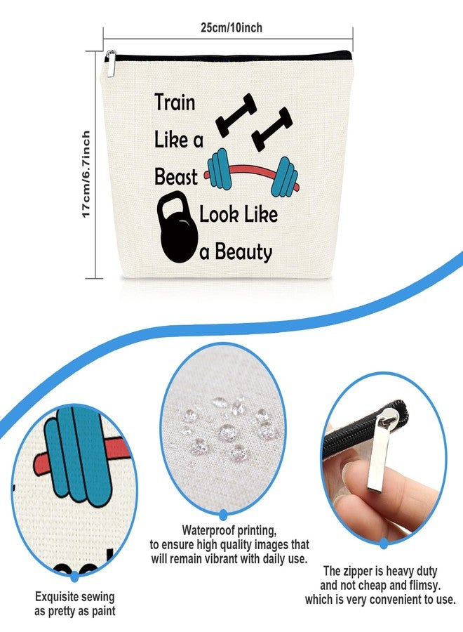هدية رياضية للنساء، حقيبة مكياج للتمارين الرياضية، هدايا لمحبي اللياقة البدنية، هدايا لمدربي كمال الأجسام، هدايا ملهمة للصديقات والأخت، هدية عيد الميلاد أو عيد الميلاد - Image 2