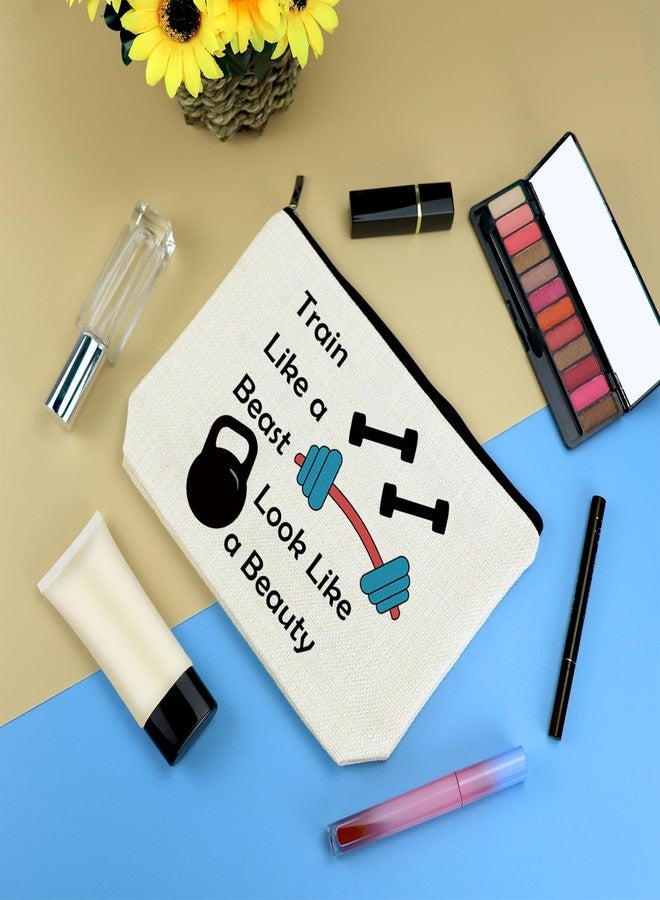 هدية رياضية للنساء، حقيبة مكياج للتمارين الرياضية، هدايا لمحبي اللياقة البدنية، هدايا لمدربي كمال الأجسام، هدايا ملهمة للصديقات والأخت، هدية عيد الميلاد أو عيد الميلاد - Image 3