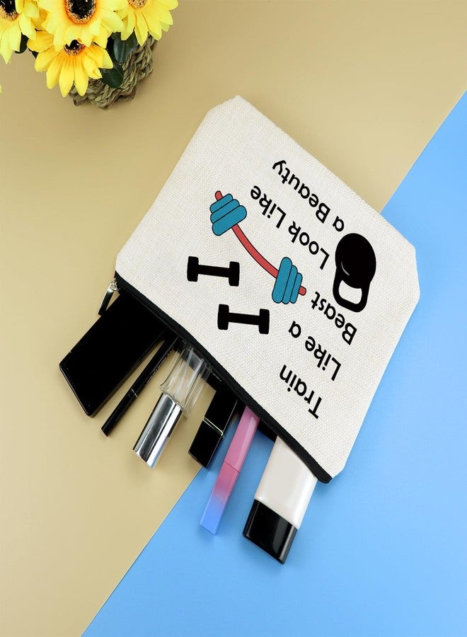 هدية رياضية للنساء، حقيبة مكياج للتمارين الرياضية، هدايا لمحبي اللياقة البدنية، هدايا لمدربي كمال الأجسام، هدايا ملهمة للصديقات والأخت، هدية عيد الميلاد أو عيد الميلاد - Image 4