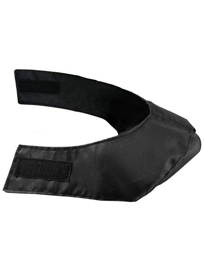 Xbes - Nylon Cat Muzzles,Cat Face Mask,Groomer Helpers,Cat Grooming Tools,Preventing Scratches And Anti Biting,Black (L) - Image 1