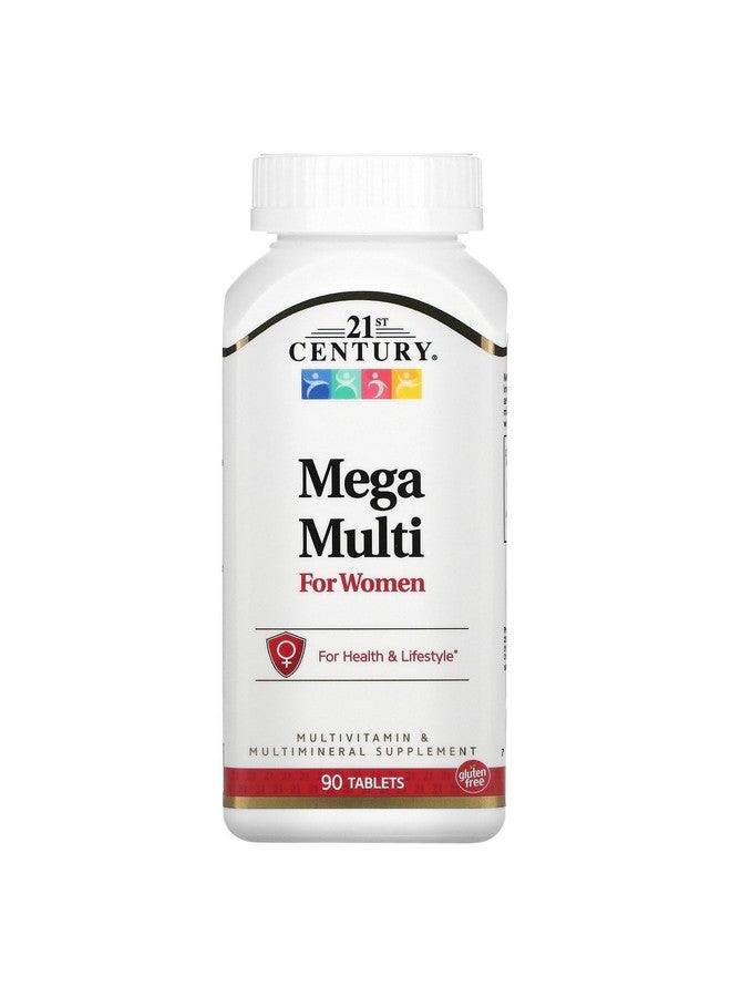 21st Century Mega Multi for Women Tablets, 90-Count (22659) - Image 1