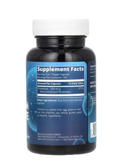 MRM Nutrition Chromium Picolinate 200 mcg 100 Vegan Capsules  - Image 2