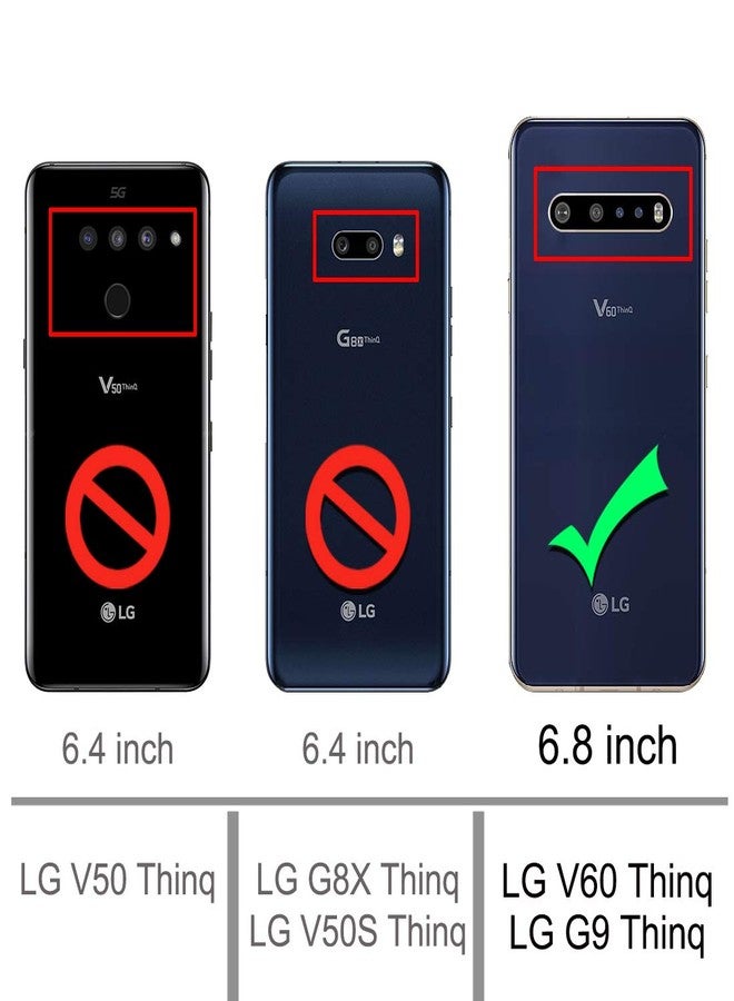 أوسوفر جراب Osophter لهاتف LG V60 ThinQ، جراب شفاف مقوى الزوايا مصنوع من مادة TPU المرنة الماصة للصدمات، غطاء هاتف LG V60 ThinQ (شفاف) - Image 2