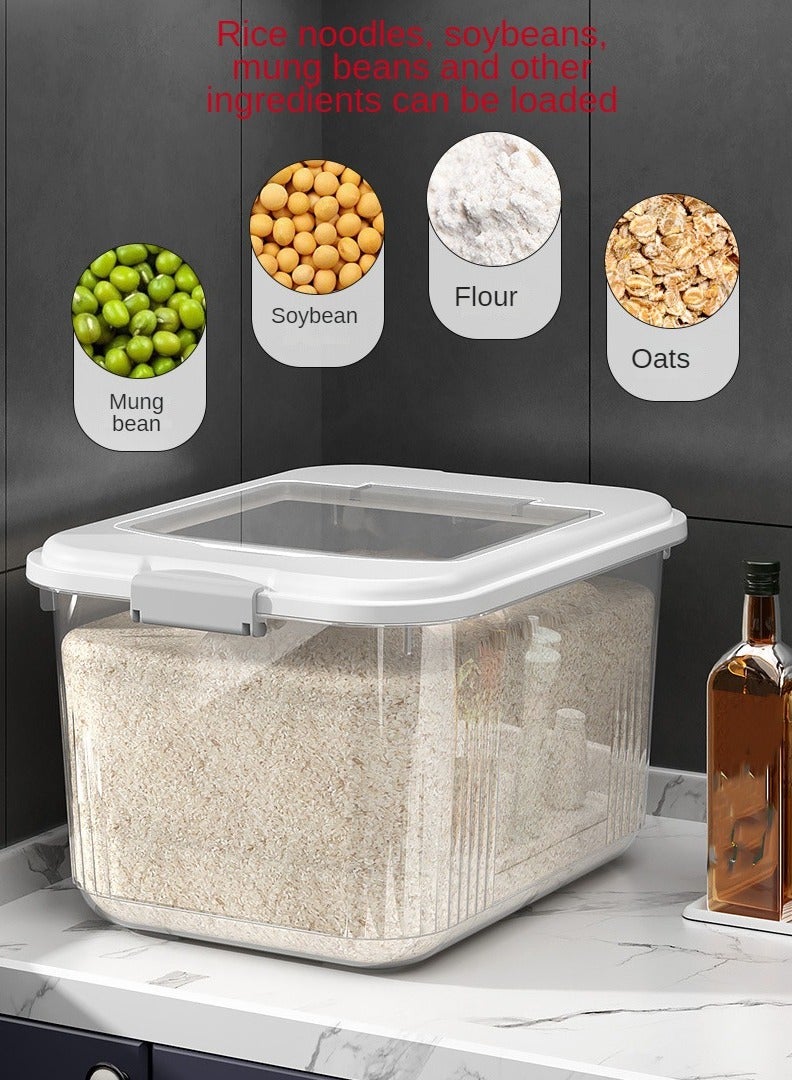 Haidue Essential Kitchen Item: White Rice Bucket (Capacity: 6 kg) - Image 4