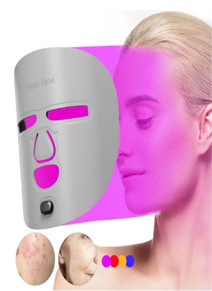 Generic infrared light therapy mask, 4 modes LED mask, professional skin care mask, home use color light beauty instrument  - Image 1