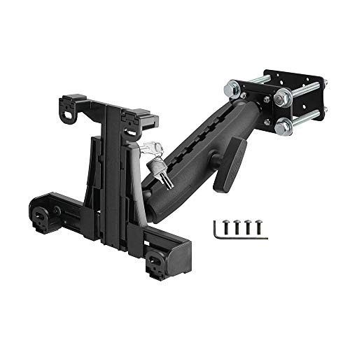 ARKON Mounts Forklift Locking Tablet Mount with 85inch Shaft Arm Adjustable Flexibility Effortless Installation Engineered for Warehouse Vehicles Fits iPad and Samsung Tablets