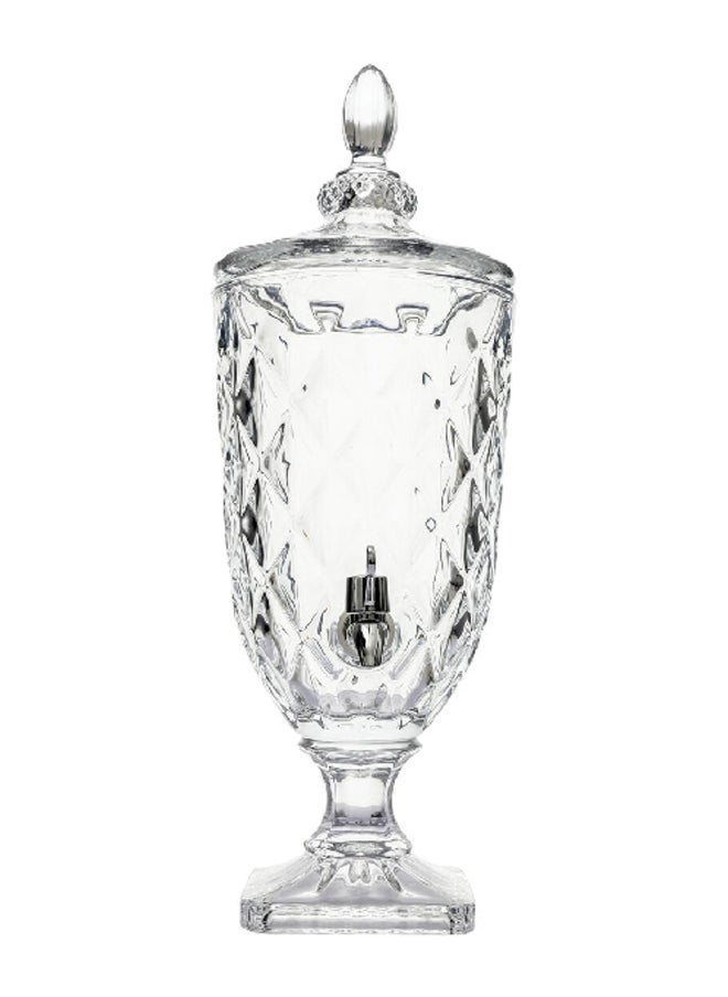 Glassware Elegant and Modern Design Decorative Glass Beverage Dispenser Clear 3 L Y123-005 
