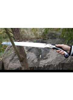 MeSwan MESWAN Heavy Duty Pruning Saw Pruner 137 Hand Saw Hand Powered Pruning Saw For Cutting Branches Trimming Pruning Saw For Gardening Protective Sleeve Heavy Duty Pruning Saw  - Image 3