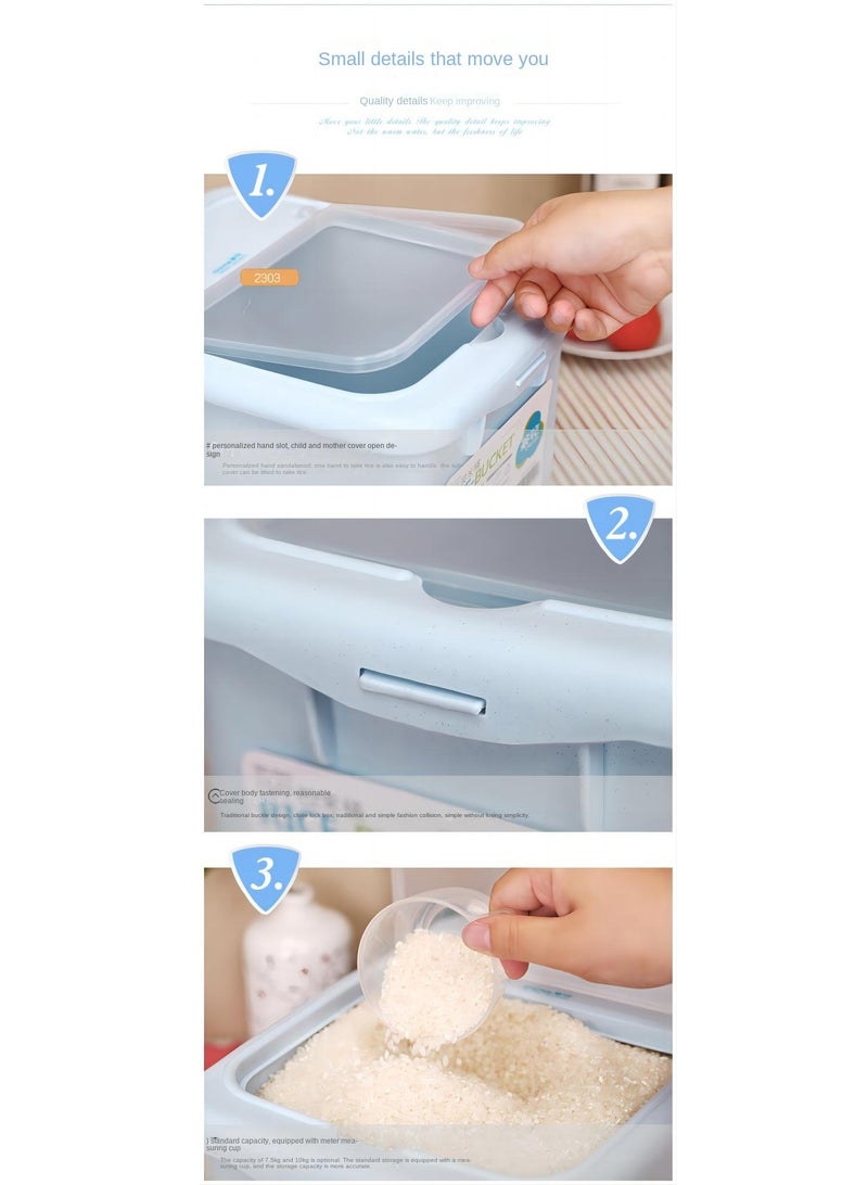 general Rice Storage Box Light Blue - Image 2