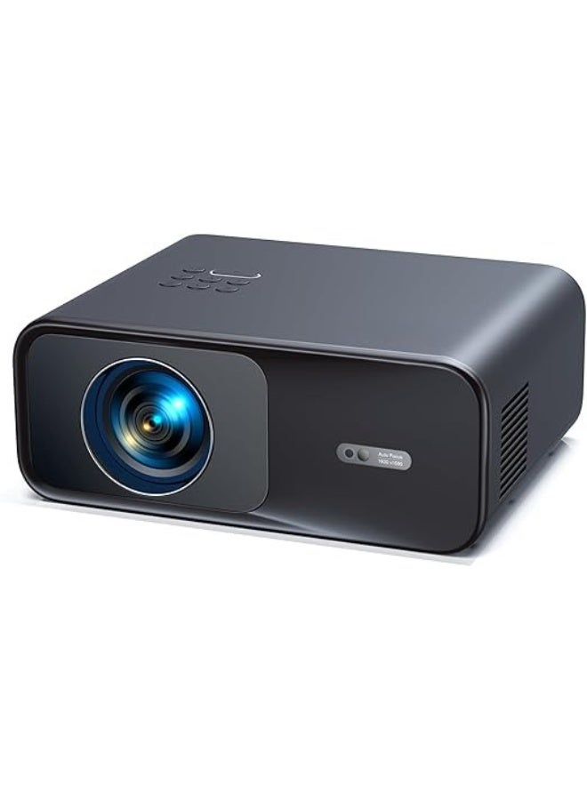 4K Portable Projector – Auto Focus & Keystone, HDR10, Wi-Fi 6 & Bluetooth, Home Theater Experience - Image 1