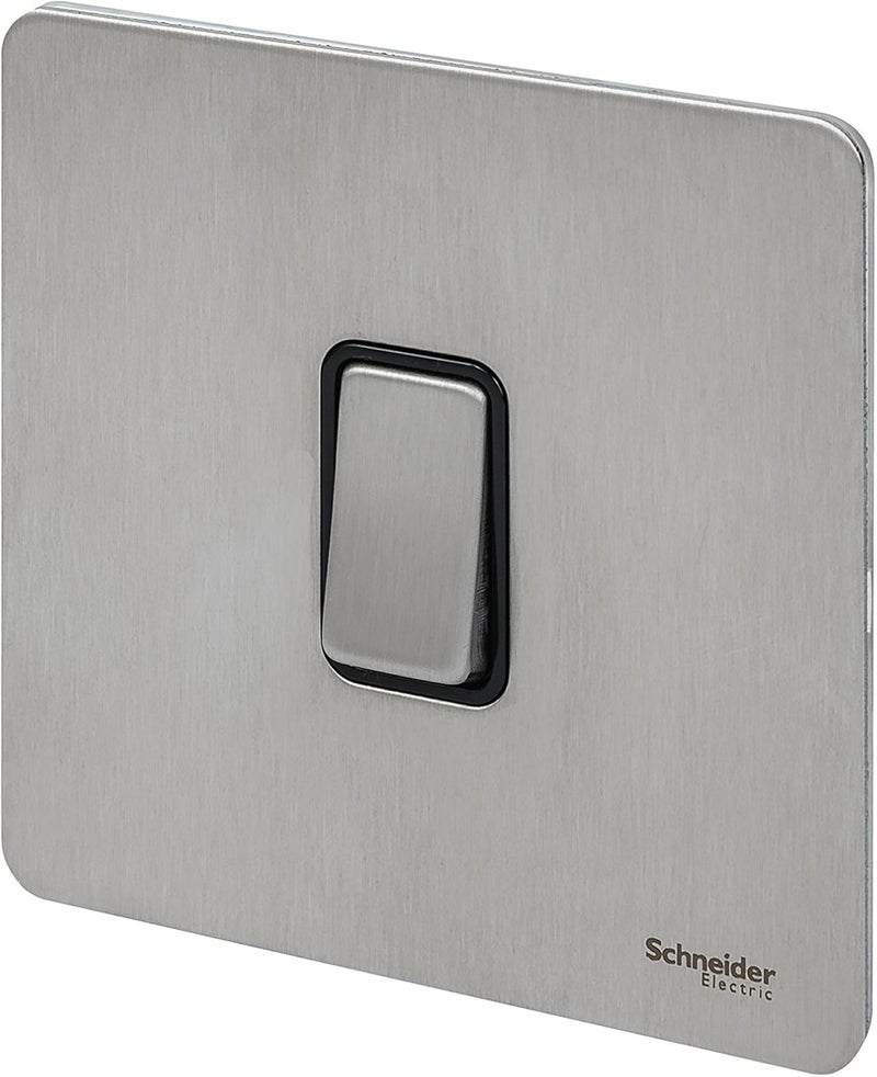 Schneider Electric Ultimate Screwless Flat Plate Light Switch - Image 2