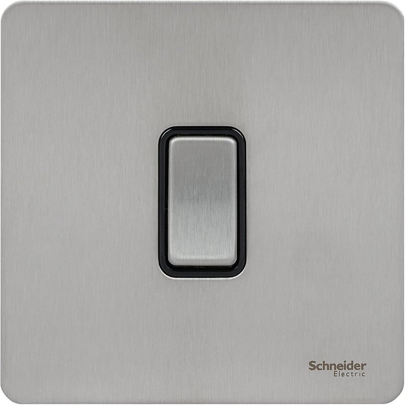 Schneider Electric Ultimate Screwless Flat Plate Light Switch - Image 1