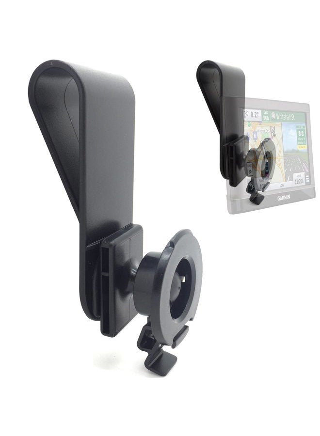 LycoGear Sun Visor Car Clip Holder Mount for Garmin Drive DriveSmart 50 51 52 60 61 62 63 Nuvi 55 56 57 57LM 57LMT 58 58LM 65 66 67 68 2699 2689 2639 2597 2558 2557 LM LMT LMTHD GPS - Image 1