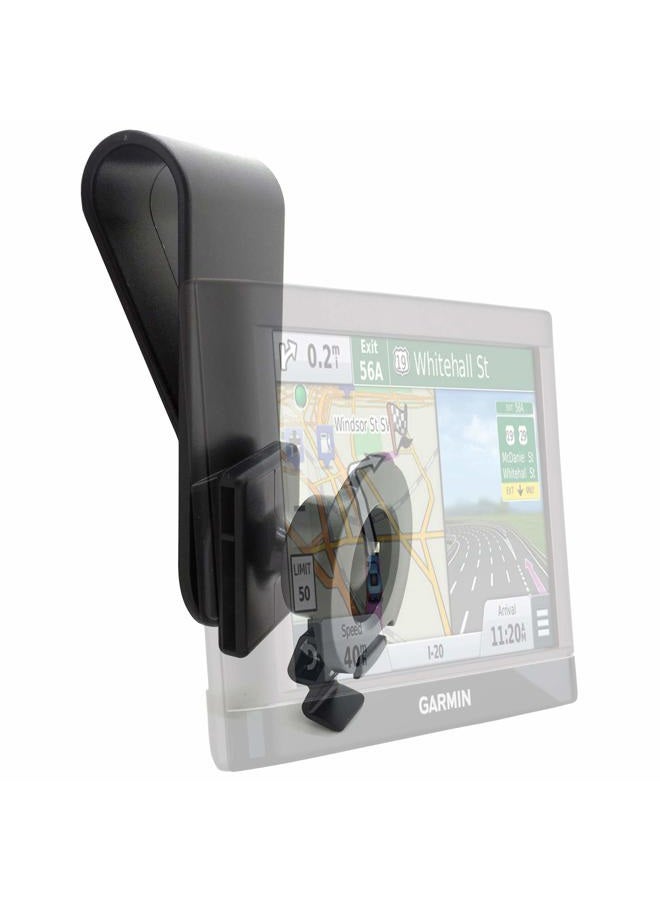 LycoGear Sun Visor Car Clip Holder Mount for Garmin Drive DriveSmart 50 51 52 60 61 62 63 Nuvi 55 56 57 57LM 57LMT 58 58LM 65 66 67 68 2699 2689 2639 2597 2558 2557 LM LMT LMTHD GPS - Image 2