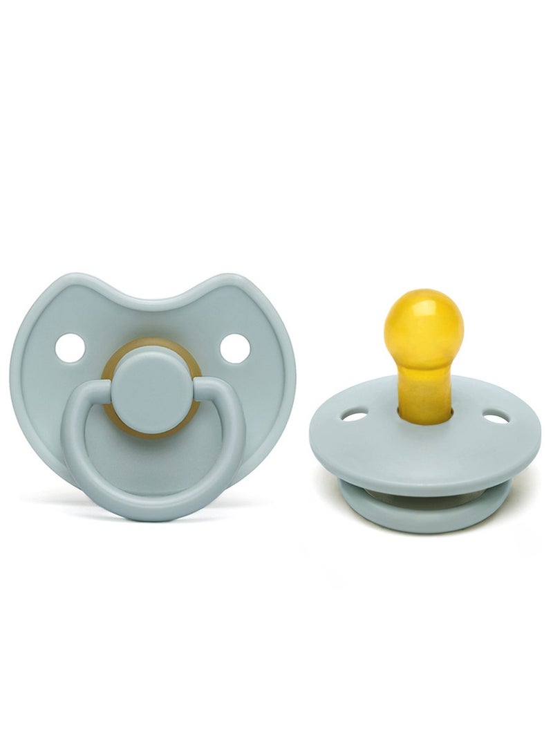 شراء جوي لهاية من اللاتكس الطبيعي، لهاية للأطفال حديثي الولادة، لهاية من اللاتكس للأطفال، لهاية نوم فائقة النعومة، مع عبوة تخزين، لهاية من اللاتكس الطبيعي برأس دائري (أزرق) - Image 1