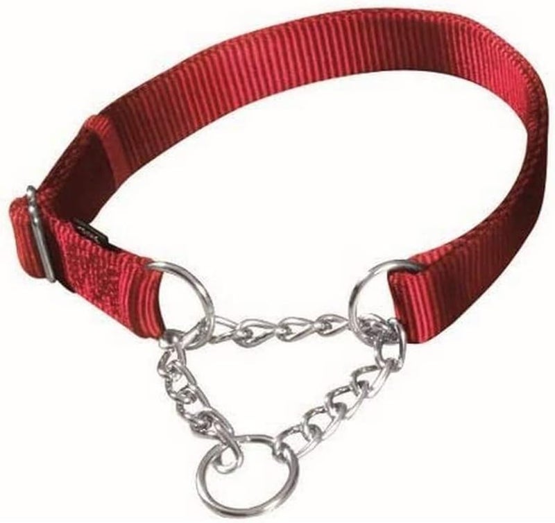 Trixie Premium SemiChoke Red Collar for Dogs L-XL - Image 1