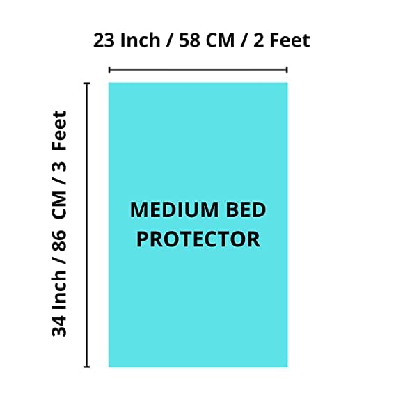 Mothers Choice Waterproof Plastic Mattress Bed Protector Reusable Daiper Changing Mat/ Crib Sheet for Baby 86x58cm (Pack of- 2)  - Image 2