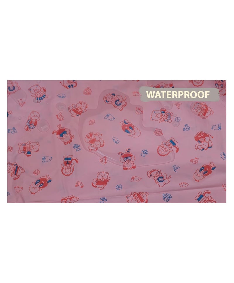 Mothers Choice Waterproof Plastic Mattress Bed Protector Reusable Daiper Changing Mat/ Crib Sheet for Baby 86x58cm (Pack of- 2)  - Image 4