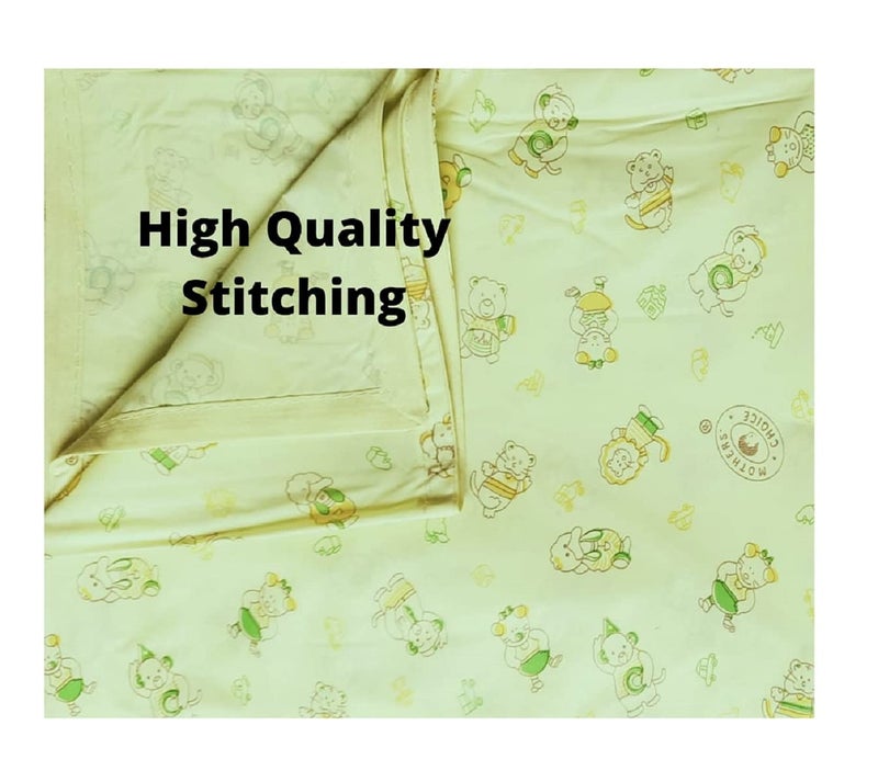 Mothers Choice Waterproof Plastic Mattress Bed Protector Reusable Daiper Changing Mat/ Crib Sheet for Baby 86x58cm (Pack of- 2)  - Image 3