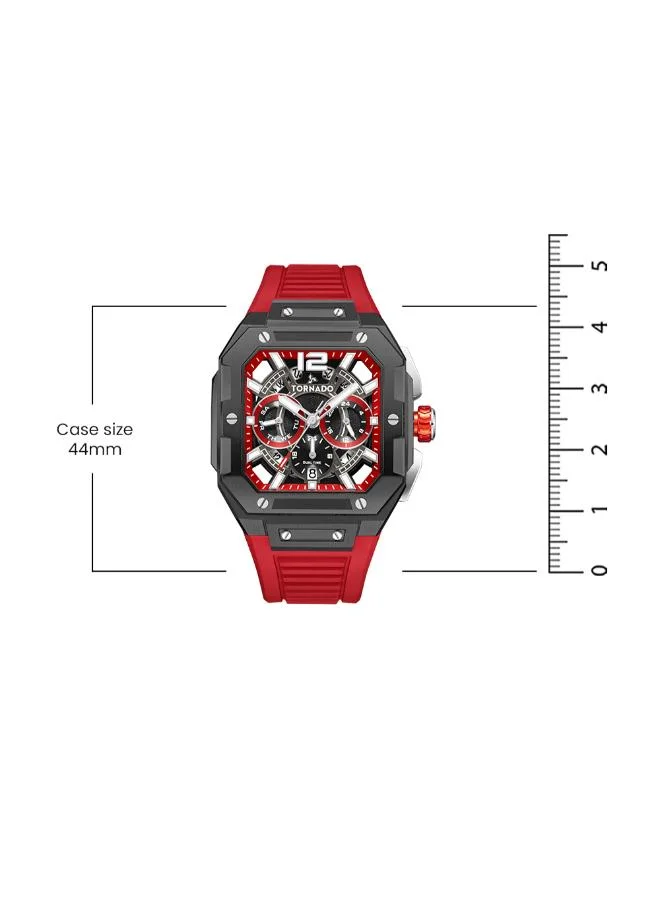 Tornado  Men's FKM strap Multi Function Watch T26101-XFRR - 44mm mm for Men | Best Price UAE