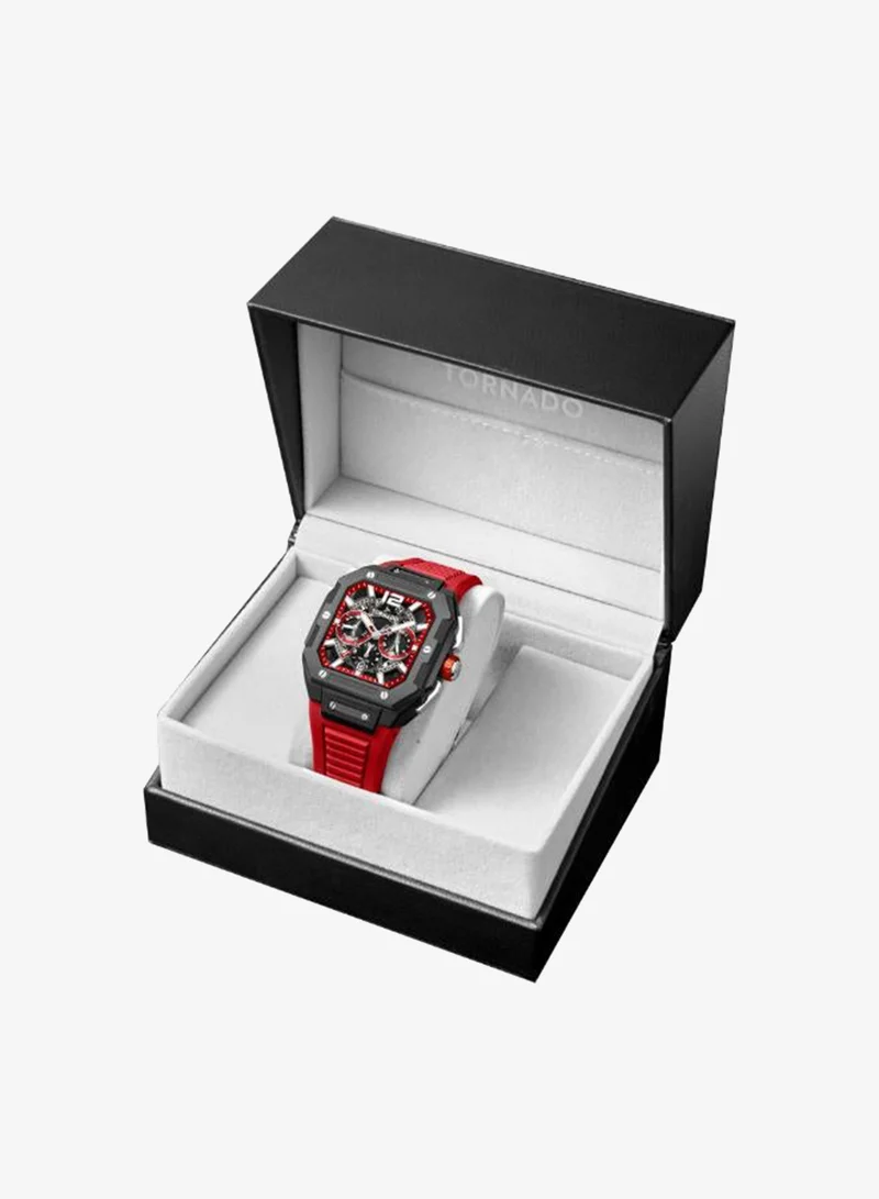 Tornado  Men's FKM strap Multi Function Watch T26101-XFRR - 44mm mm for Men | Best Price UAE