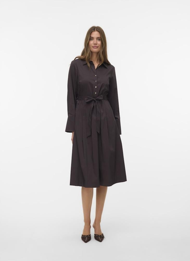 فيرو مودا فستان ميفريبا طويل الأكمام بطول الساق - Image 1