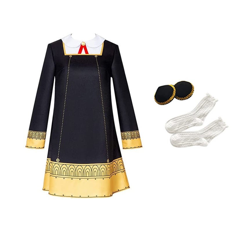 Lmetsky Anime Cosplay Costume Dress Suit Unifrom Outfit With Wig Halloween Party - Image 3