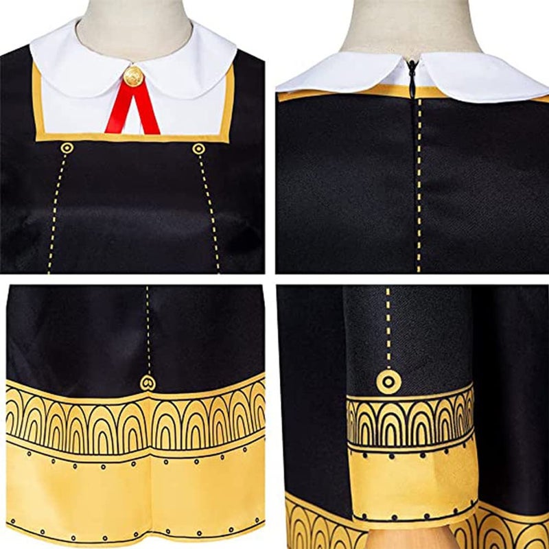 Lmetsky Anime Cosplay Costume Dress Suit Unifrom Outfit With Wig Halloween Party - Image 4