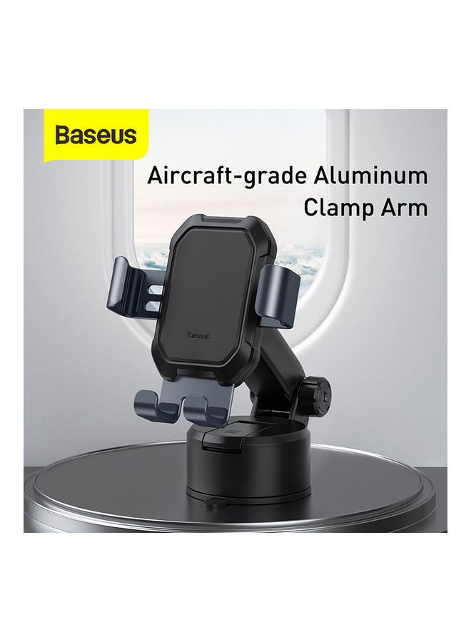 NIBEMINENT Car Phone Holder Mount for Dashboard Windshield Universal Stand Compatible iPhone 14/13/12, Samsung and all other phones Windscreen 4-7"inch Device Black  - Image 5