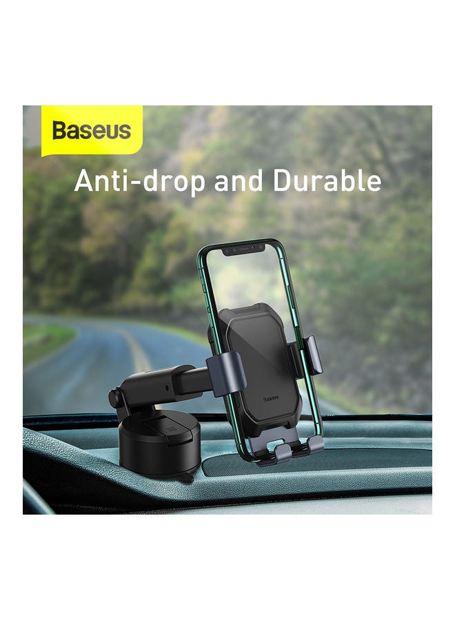 NIBEMINENT Car Phone Holder Mount for Dashboard Windshield Universal Stand Compatible iPhone 14/13/12, Samsung and all other phones Windscreen 4-7"inch Device Black  - Image 4
