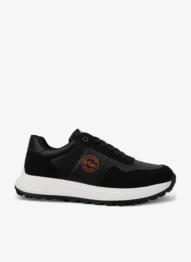 Lee Cooper Men's Panelled Lace-Up Sneakers