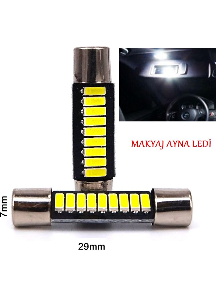 Femex Sofit LED 29MM Makeup Mirror LED Sunshade LED  - Image 2