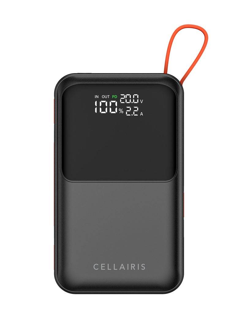 Cellairis Power Fusion Plus 20,000mAh Power Bank – PD 45W Charging, Built-in Cables, Type-C & Lightning Output - Image 2