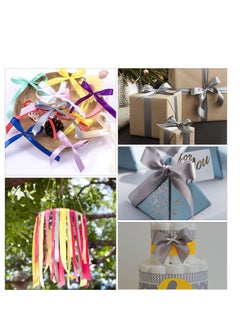 MARKQ Silver Satin Ribbon 38mm x 25yd Fabric Polyester Ribbon for Gift Wrapping Party Favors Wedding Decorations Bow Making Bouquets Sewing Projects & Craft Supplies  - Image 5