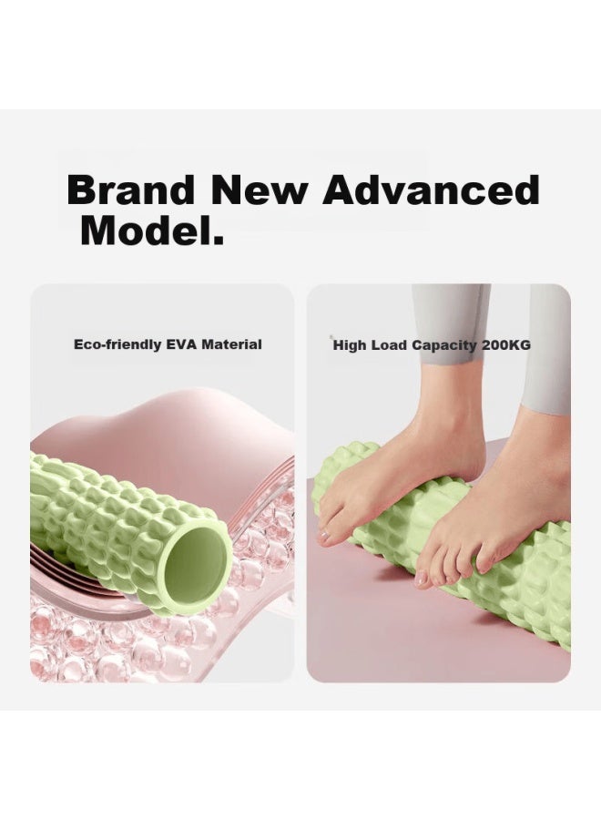 YOUMEI You Mei Foam Roller Muscle Relaxation Roller Spiky Massage Stick Yoga Column Fitness Slimming Tool - Image 5