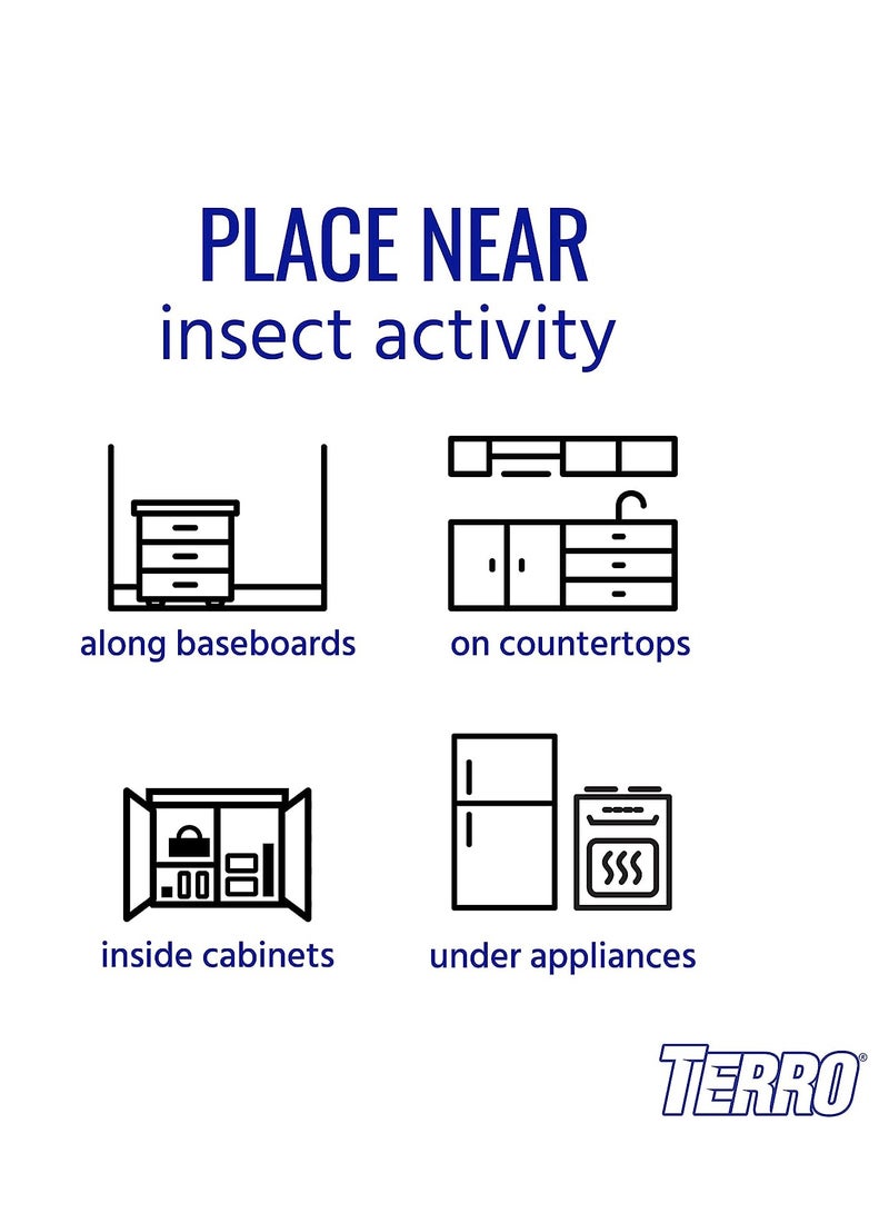 Terro محطات تيررو T360 للنمل والصراصير، 1 عبوة طُعوم للنمل والصراصير، سوداء - Image 5