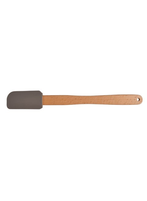 Wooden Handle Silicone Butter Scraping Cake Cream Spatula Flour Mixing Spoon Silicone Scraper Spatula Spatula Baking Tools-Specifications:Flat Head ScraPer (P Series)-Color:Random Delivery Support Customization