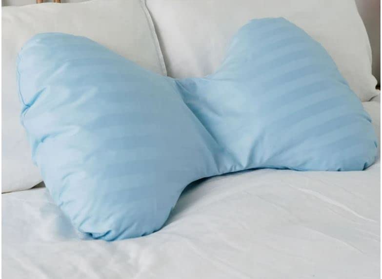 Deevine Craft Ultra Soft Butterfly Shaped Pillow/Body Pillow/Maternity Pillow Butterfly Maternity Pillow (Sky Blue) - Image 1