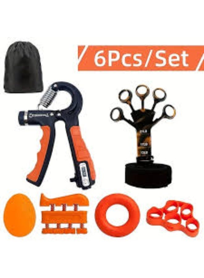 Adjustable Resistance Hand Grip Strengthener Set - Build Grip Strength with 5-Piece Exercise Kit Including Hand Gripper, Grip Ball, and Finger Strengthener - Image 3