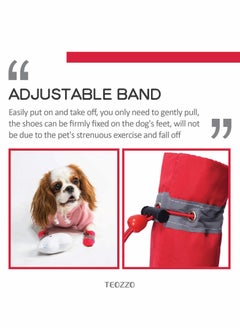 Excefore Dog Boots, Dog Shoes Paw Protector, Excefore Waterproof Shoes for Dogs, Socks with Shoelace Pet Paw Protector  - Image 5