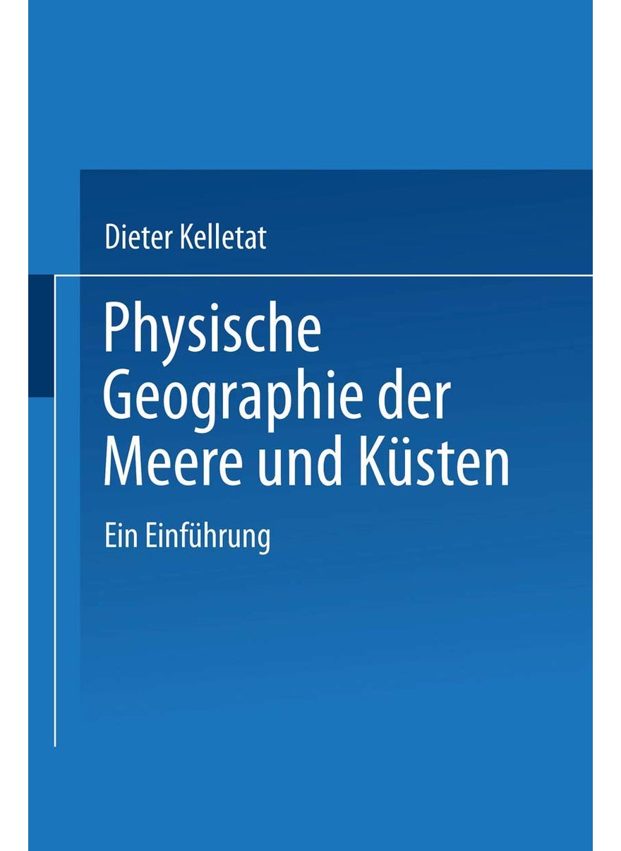Physische Geographie Der Meere Und Kusten: Eine Einfuhrung 