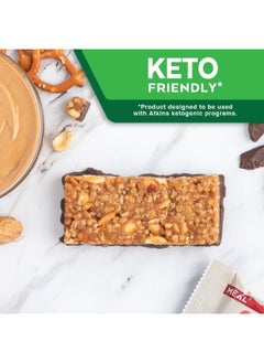 Atkins , Chocolate Peanut Butter Pretzel Bar, 5 Bars, 1.69 Oz (48 G) Each  - Image 5