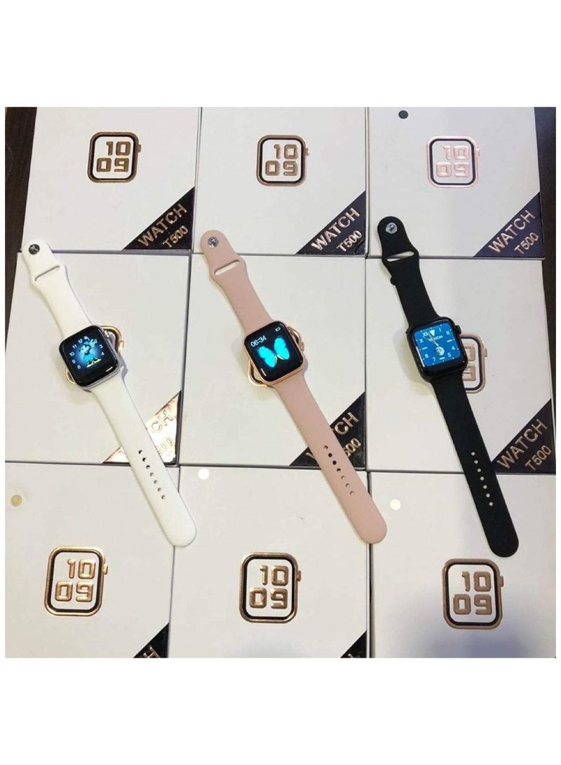 Bluetooth Full Touch Call Smartwatch With Replaceable Strap Black - Image 3