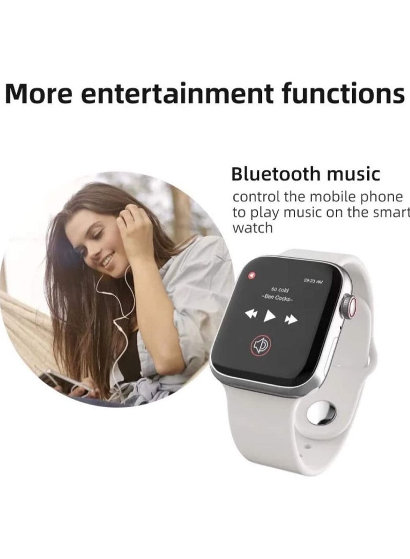 Bluetooth Full Touch Call Smartwatch With Replaceable Strap Black - Image 4