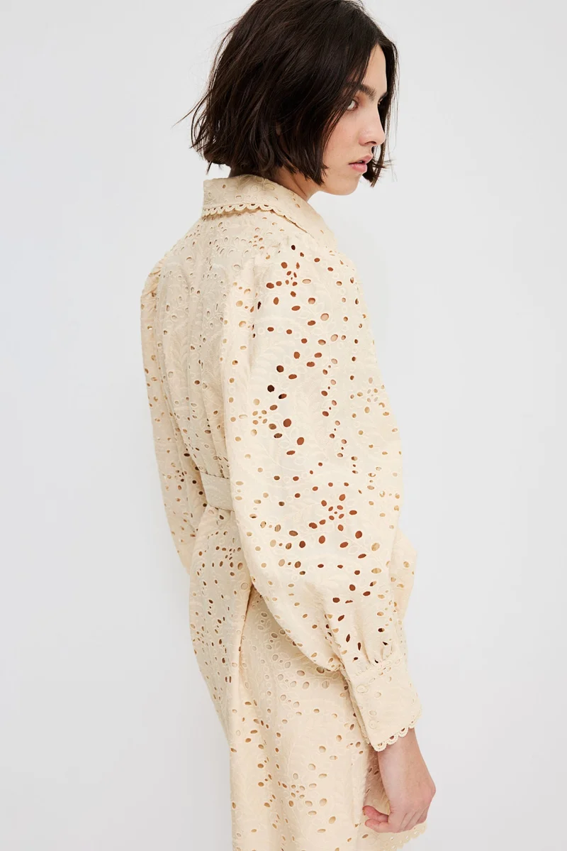 H&M Broderie anglaise shirt dress