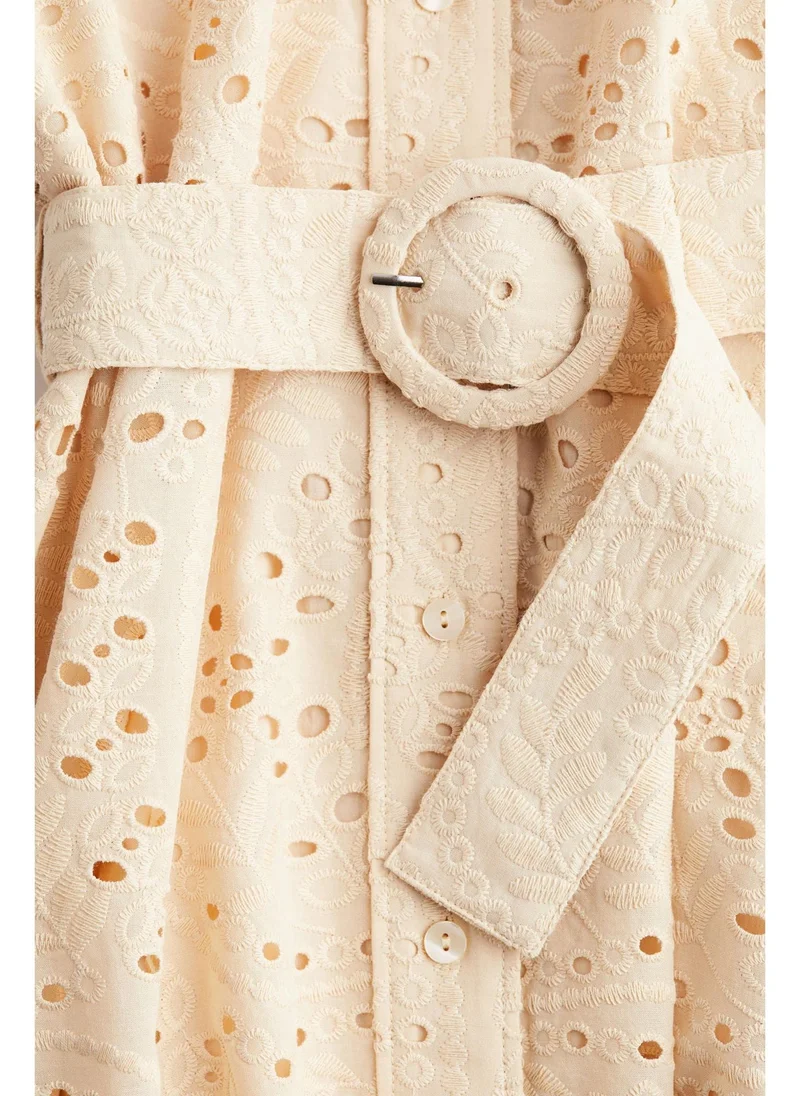 H&M Broderie anglaise shirt dress