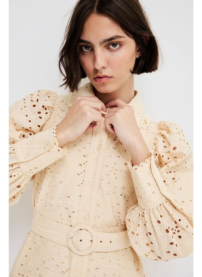 H&M Broderie anglaise shirt dress